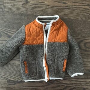 Old Navy Fleece Jacket with Cream Accents